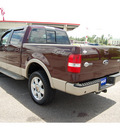 ford f 150 2008 dk  red king ranch flex fuel 8 cylinders 4 wheel drive automatic with overdrive 77632