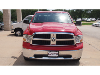 ram ram pickup 1500 2012 red pickup truck slt flex fuel 8 cylinders 2 wheel drive automatic with overdrive 77836