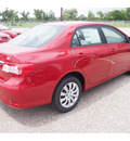 toyota corolla 2012 red sedan le gasoline 4 cylinders front wheel drive automatic 77074