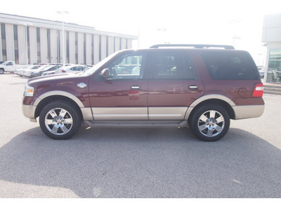 ford expedition 2009 red suv king ranch flex fuel 8 cylinders 2 wheel drive automatic 77074