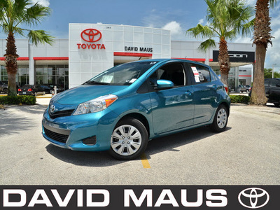 toyota yaris 2012 teal gasoline 4 cylinders front wheel drive automatic 32771