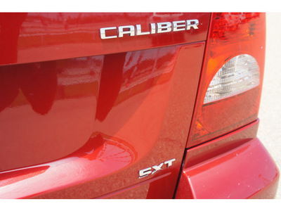 dodge caliber 2010 dk  red hatchback sxt gasoline 4 cylinders front wheel drive automatic 76645