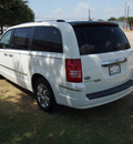 chrysler town country 2008 white van limited gasoline 6 cylinders front wheel drive automatic 75067