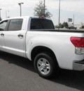 toyota tundra 2010 white crew 2wd v8 5 7 g gasoline 8 cylinders 2 wheel drive automatic 34788