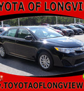 toyota camry 2012 black sedan le gasoline 4 cylinders front wheel drive automatic 75604