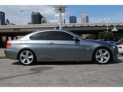 bmw 3 series 2008 gray coupe 335i gasoline 6 cylinders rear wheel drive automatic 77002