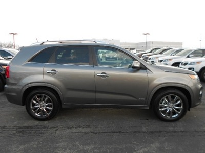 kia sorento 2013 silver suv sx gasoline 6 cylinders front wheel drive 6 speed automatic 43228