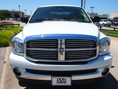 dodge ram pickup 1500 2008 white pickup truck lone star gasoline 8 cylinders rear wheel drive automatic with overdrive 76018