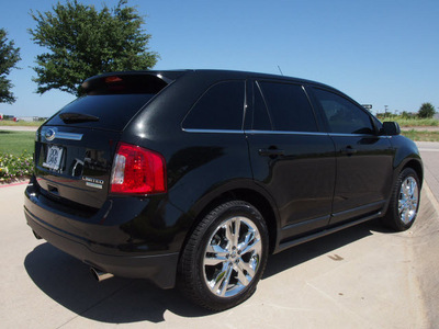 ford edge 2012 black limited gasoline 4 cylinders front wheel drive automatic 76018