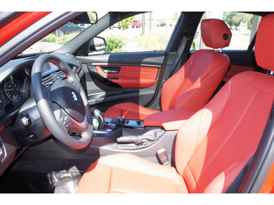 bmw 3 series 2012 melbourn red sedan 328i gasoline 4 cylinders rear wheel drive steptronic 99352