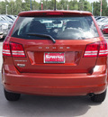 dodge journey 2012 orange american value package gasoline 4 cylinders front wheel drive automatic 77388