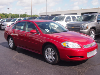 chevrolet impala 2012 red sedan lt flex fuel 6 cylinders front wheel drive automatic 77581