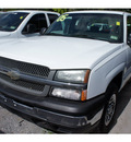 chevrolet silverado 1500 2005 white 4x4 flex fuel 8 cylinders 4 wheel drive automatic 77018