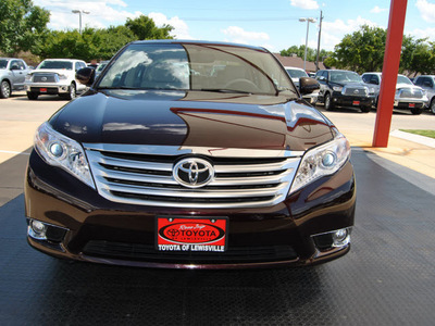 toyota avalon 2012 dk  red sedan limited gasoline 6 cylinders front wheel drive automatic 75067