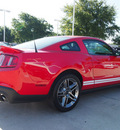 ford mustang 2010 red coupe shelby gt500 gasoline 8 cylinders rear wheel drive 6 speed manual 76011