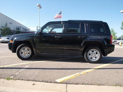jeep patriot 2008 black suv gasoline 4 cylinders front wheel drive 5 speed automatic 80504