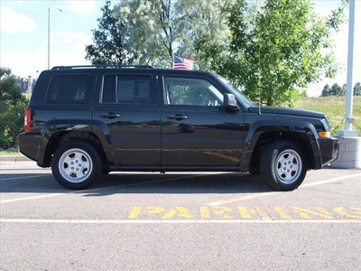 jeep patriot 2008 black suv gasoline 4 cylinders front wheel drive 5 speed automatic 80504