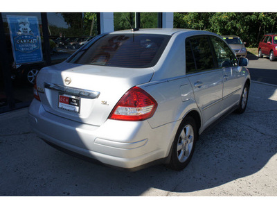nissan versa 2008 silver sedan 1 8 sl gasoline 4 cylinders front wheel drive automatic with overdrive 07724