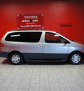 toyota sienna 2001 silver van le gasoline 6 cylinders dohc front wheel drive automatic 76116