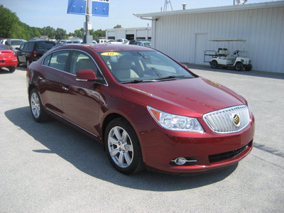 buick lacrosse 2010 dk  red sedan cxl gasoline 6 cylinders front wheel drive autostick 62863