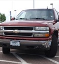 chevrolet tahoe 2002 red suv flex fuel 8 cylinders 4 wheel drive automatic 80504