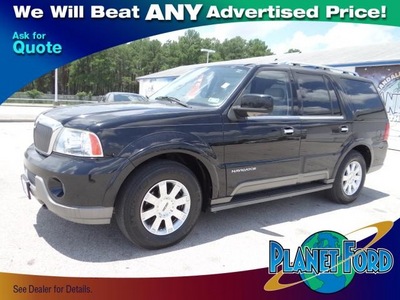 lincoln navigator 2004 black suv luxury gasoline 8 cylinders rear wheel drive 4 speed automatic 77388