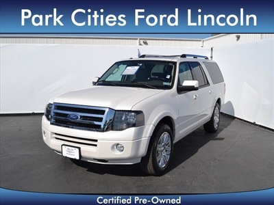 ford expedition el 2011 white suv limited flex fuel 8 cylinders 2 wheel drive 6 speed automatic 75235
