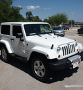 jeep wrangler 2012 white suv sahara gasoline 6 cylinders 4 wheel drive automatic 76049