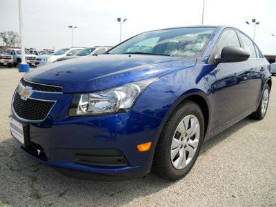 chevrolet cruze 2012 blue sedan ls gasoline 4 cylinders front wheel drive automatic 60007