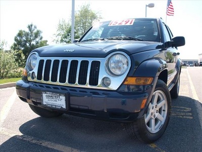 jeep liberty 2007 blue suv gasoline 6 cylinders 4 wheel drive automatic 80504