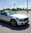 ford mustang 2012 silver coupe v6 premium gasoline 6 cylinders rear wheel drive automatic 75119