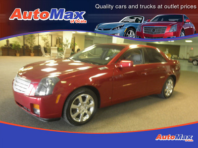 cadillac cts 2007 red sedan gasoline 6 cylinders rear wheel drive automatic 34474