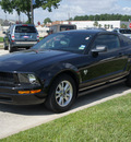 ford mustang 2009 black coupe gasoline 6 cylinders rear wheel drive automatic 77090