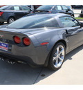 chevrolet corvette 2012 gray coupe gasoline 8 cylinders rear wheel drive automatic 77090
