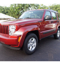 jeep liberty 2012 red suv sport gasoline 6 cylinders 2 wheel drive automatic 33157