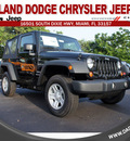 jeep wrangler 2012 black suv sport gasoline 6 cylinders 4 wheel drive automatic 33157