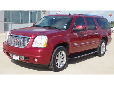 gmc yukon xl 2009 red suv denali gasoline 8 cylinders 2 wheel drive automatic with overdrive 77864