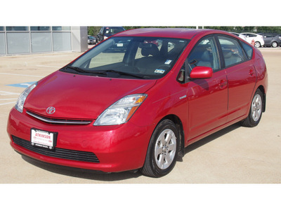 toyota prius 2008 red hatchback touring hybrid 4 cylinders front wheel drive automatic 77864