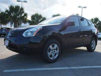 nissan rogue 2009 black suv s gasoline 4 cylinders all whee drive automatic 77521