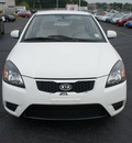 kia rio 2010 white sedan gasoline 4 cylinders front wheel drive automatic 19153