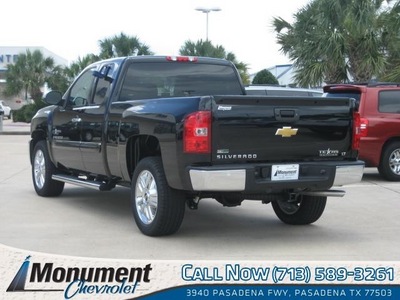 chevrolet silverado 1500 2012 black pickup truck lt flex fuel 8 cylinders 2 wheel drive automatic 77503