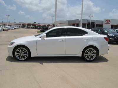 lexus is 250 2008 gray sedan gasoline 6 cylinders rear wheel drive shiftable automatic 77469