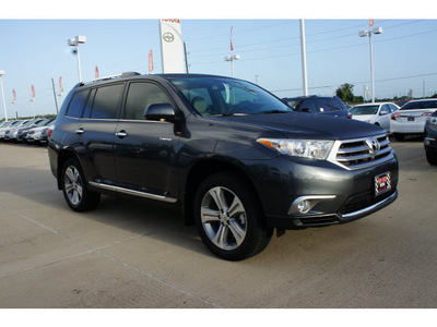 toyota highlander 2012 gray suv limited gasoline 6 cylinders front wheel drive automatic 77469