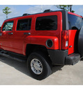 hummer h3 2007 red suv gasoline 5 cylinders 4 wheel drive automatic with overdrive 77539