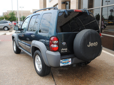 jeep liberty 2005 blue suv sport flex fuel 6 cylinders 4 wheel drive automatic 75070