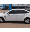 ford focus 2008 white sedan se gasoline 4 cylinders front wheel drive automatic with overdrive 77859