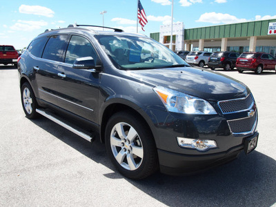 chevrolet traverse 2012 gray ltz gasoline 6 cylinders front wheel drive automatic 78009