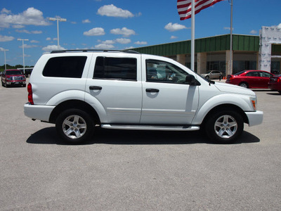 dodge durango 2005 white suv limited gasoline 8 cylinders rear wheel drive automatic 78009