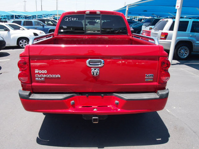 dodge dakota 2007 red pickup truck slt flex fuel 8 cylinders rear wheel drive automatic 76234