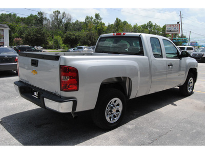 chevrolet silverado 1500 2011 silver pickup truck ls gasoline 6 cylinders 2 wheel drive automatic with overdrive 77070